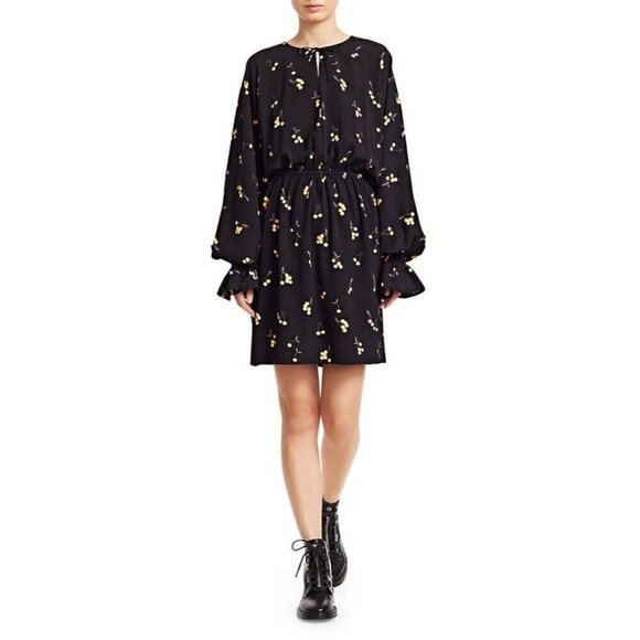 BAUM‎ UND PFERDGARTEN Ariana cherry mini dress, Size 42 EU/12US, Black - Picture 15 of 15